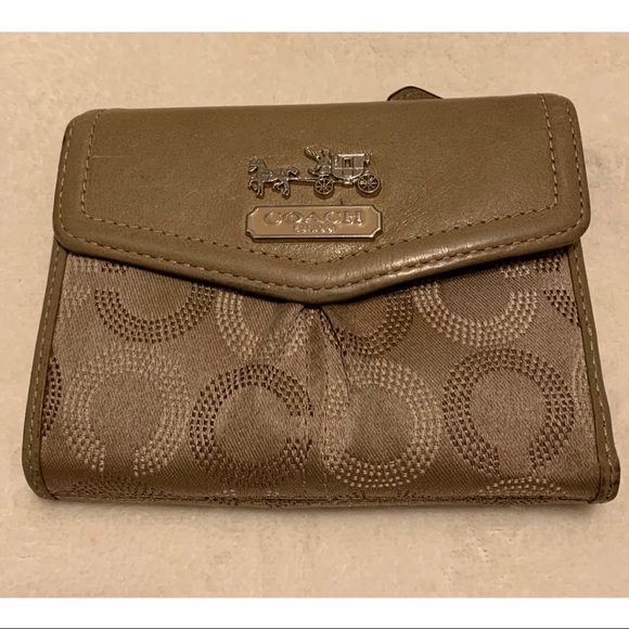 Coach | Bags | Coach Madison Dotted Wallet | Poshmark